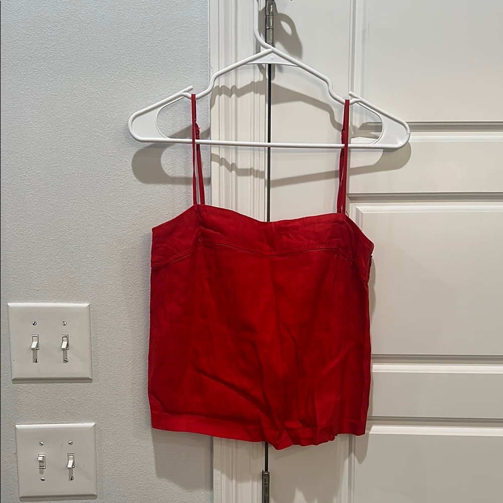 ANTONIO MELANI Red Camisole Top